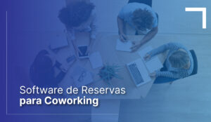 Banner sobre software de reserva para coworking