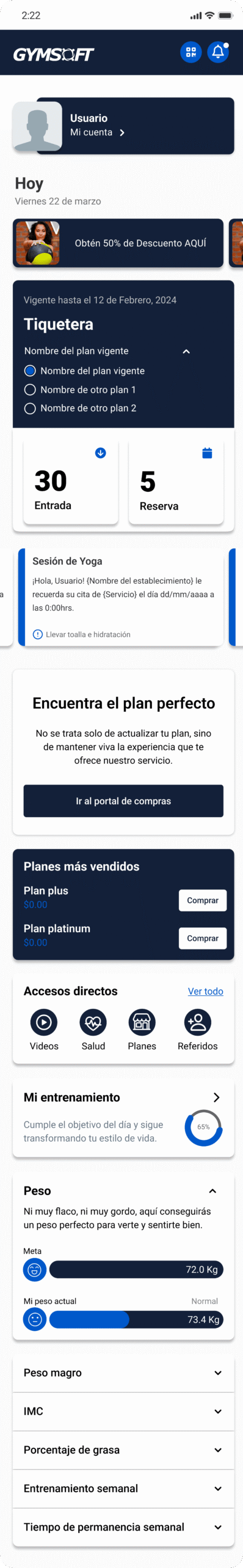 Gymsoft App